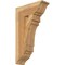 Ekena Millwork Merced Traditional Rough Sawn Bracket, Western Red Cedar, 6"W x 18"D x 30"H BKT06X18X30MRC01RWR - alternate 1